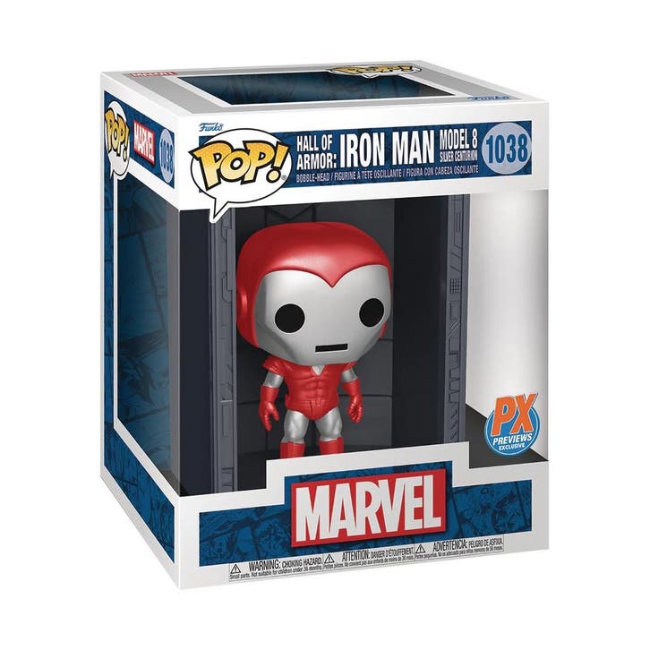 Funko pop! Deluxe 1038 Hall of armor: Iron man Model 8 Si..., Collections, Jouets miniatures, Enlèvement ou Envoi