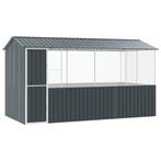 vidaXL Vogelkooi Antraciet 410 x 210 x 230 cm Gegevens staal, Dieren en Toebehoren, Verzenden, Nieuw