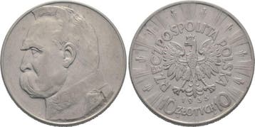 10 Zloty 1935 Polen Republik 1918-1939, Verzenden, België