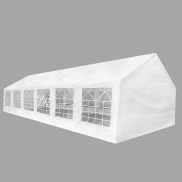 vidaXL Partytent 12x6 m wit, Tuin en Terras, Verzenden, Nieuw