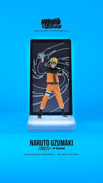 Naruto Shippuden LED Neon Statue Naruto Uzumaki 25 cm, Collections, Ophalen of Verzenden