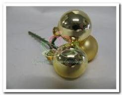 Kerstballen op steker Goud 25 mm 3 stuks, Huis en Inrichting, Nieuw
