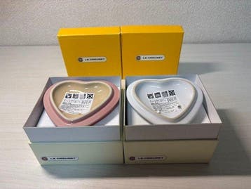 Le Creuset - Schotel (2) - Heart-Shaped Cocotte with Lid -