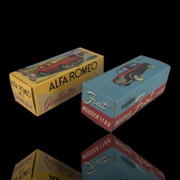 Mercury 1:43 - Modelauto (2) - Fiat Nuova 1100; Alfa Romeo, Nieuw