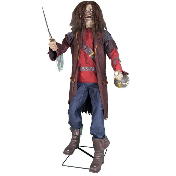 Halloween Decoratie Pirate Pete 183cm Animatronic Licht, Kinderen en Baby's, Speelgoed | Poppen