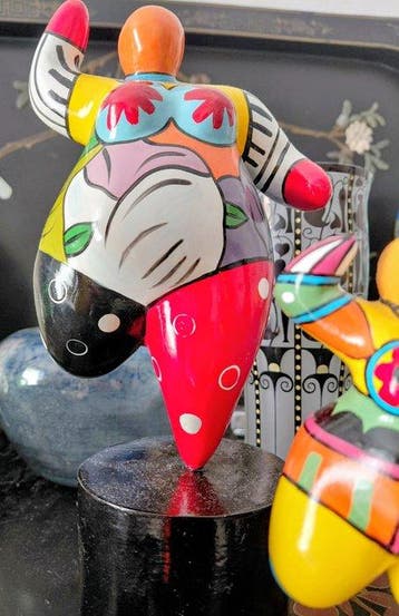Niki De Saint-Phalle (1903-2002) - sculptuur, Nana - 18 cm -, Antiquités & Art
