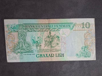 Malta. - 10 Banknotes - Various Dates (Zonder minimumprijs)