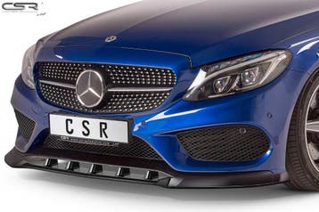 Voorspoiler | Cupspoilerlip voor Mercedes C-Klasse 205 AMG-L, Verzenden