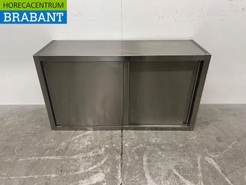 RVS Wandkast Kast 2 Schuifdeuren 120 cm Horeca, Ophalen of Verzenden, Nieuw in verpakking