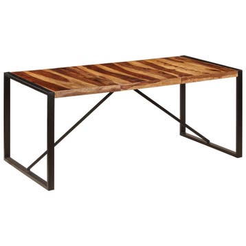 vidaXL Eettafel 180x90x75 cm massief acaciahout, Huis en Inrichting, Verzenden, Nieuw