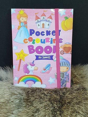 Pocket colouring book Prinsessen, Verzenden, Nieuw