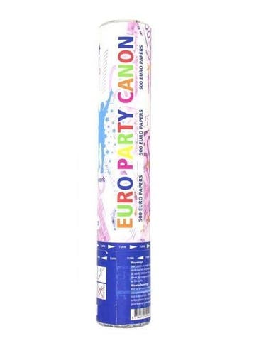 Confetti Kanon 500 Euro 28cm, Verzenden