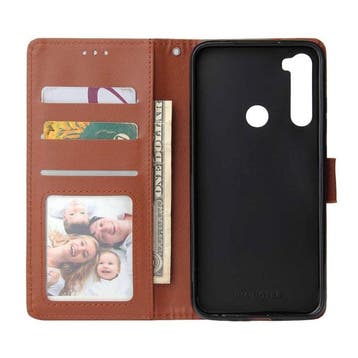 Xiaomi Redmi 9A Leren Flip Case Portefeuille - PU Leer, Verzenden