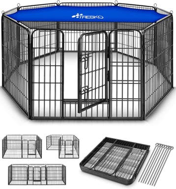 Puppyren - Hondenren- Dierenren - 60 cm hoog - Zwart - TRESK, Dieren en Toebehoren, Verzenden, Nieuw