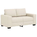vidaXL | Bank | met kussen met kussen Beige 160 x 77 x 82 cm, Verzenden, Nieuw