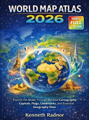 World Map Atlas 2026 | Kenneth Radnor | Nieuw, Boeken, Verzenden, Nieuw, Kenneth Radnor