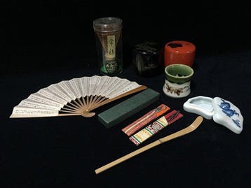 Assorted Japanese Tea Ceremony (Chado) Utensils Set with