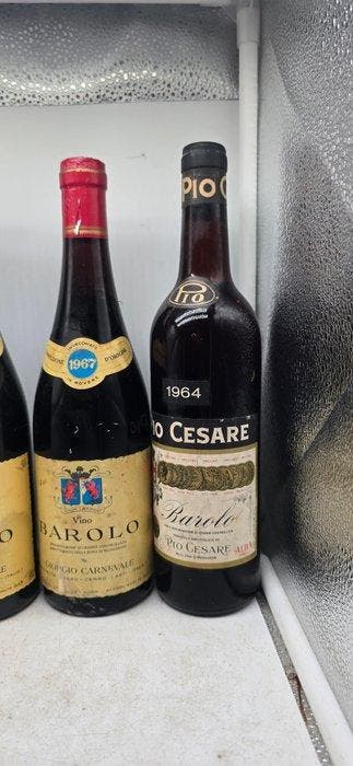 1967 x3 Giorgio Carnevale, 1964 x2 Pio Cesare - Barolo - 5, Verzamelen, Nieuw