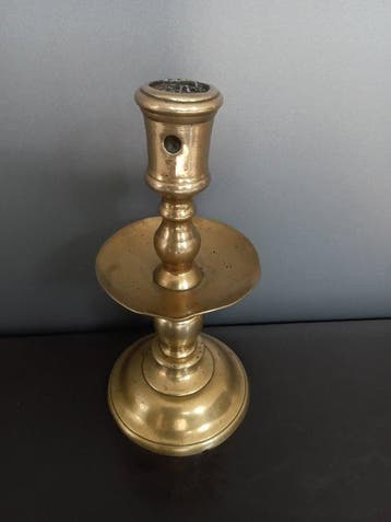 Kandelaar - Heemskerk, 17e eeuw, Messing