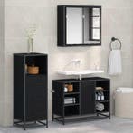 vidaXL Badkamermeubel Set met lade 3 pcs Oud Hout Bewerkt, Verzenden, Nieuw