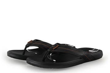 Reef Slippers in maat 42 Zwart, Kleding | Heren, Slippers, Verzenden, Zwart, Zo goed als nieuw