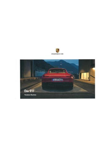 2022 PORSCHE 911 CARRERA & TARGA HARDCOVER BROCHURE DUITS