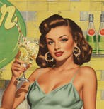 Kleury.art - 1950s Advertisments: Lime Fresh Soda” by