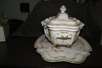 Soupière - Céramique - Porcelaine de Moustiers