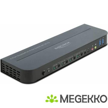 Delock 11484 DisplayPort 1.4 KVM-switch 8K 30 Hz met USB 3.0, Verzenden, Nieuw