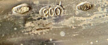 Koffie- en theeservies (5) - .800 zilver