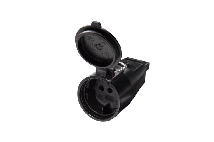 Martin Kaiser Black Unearthed Coupling Socket For Flat Cable, Bricolage & Construction, Électricité & Câbles, Envoi