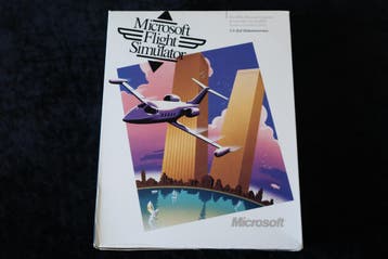 Microsoft Flight Simulator PC Big Box 5.25 Floppy World, Consoles de jeu & Jeux vidéo, Verzenden