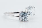 Zonder minimumprijs - Ring - 14 karaat Witgoud - 2.25ct. tw.