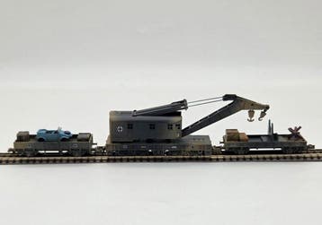 Roco, Arnold N - Wagon de train miniature (3) - Camion-grue