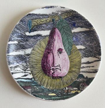 Piero Fornasetti - Plat (4) - Porcelaine