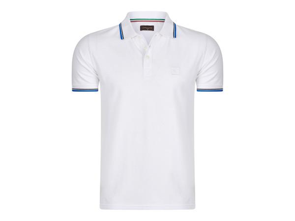 Veiling - Cappuccino Italia Polo Applique Pique - Wit - XL, Vêtements | Hommes, T-shirts