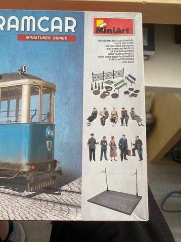 MiniArt 1:35 - 38009 - Modeltram (1) - Montageset voor, Hobby en Vrije tijd, Nieuw