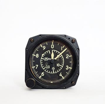 Vintage luchtvaarthoogtemeter VD-20; Eerste Moskouse