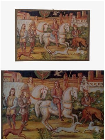 Corteo di caccia - Panneau - Carton - XL (102 cm) -