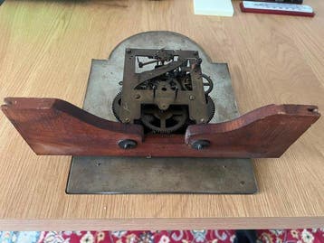 Klokonderdelen - Schlenker & Kienzle Jugendstil Messing -