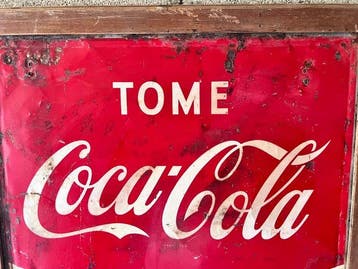 Coca-Cola - Reclamebord - Metaal