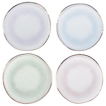 Gekleurde Borden Aquarel Pastel 24cm 8st, Hobby en Vrije tijd, Verzenden, Nieuw