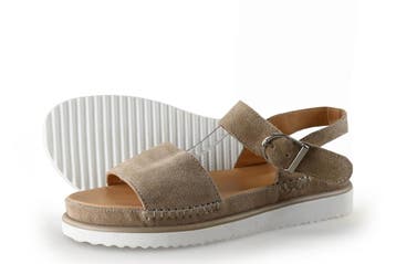 Ayana Sandalen in maat 40 Beige, Verzenden, Beige, Sandalen of Muiltjes, Zo goed als nieuw