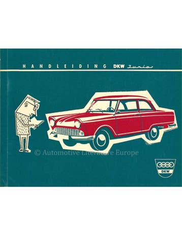 1960 DKW JUNIOR INSTRUCTIEBOEKJE NEDERLANDS, Ophalen of Verzenden