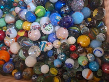 Marble - Knikkers 9.2 kg. Glazen Knikkers / Marbles -