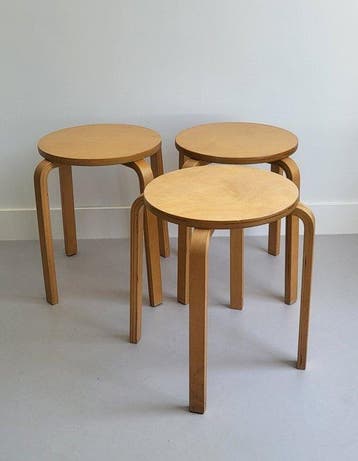 IKEA - Tabouret (3) - Frosta - Contreplaqué - IKEA vintage