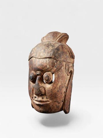 Kostuummasker - Hout (Zonder minimumprijs)