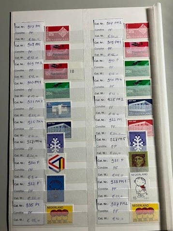 Nederland 1967/1969 - Plaatfouten Nederland - Mast 2022, Gestempeld