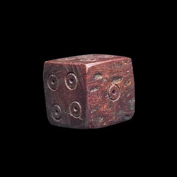 Oud-Romeins, Keizerrijk Been dobbelsteen - Ancient Roman