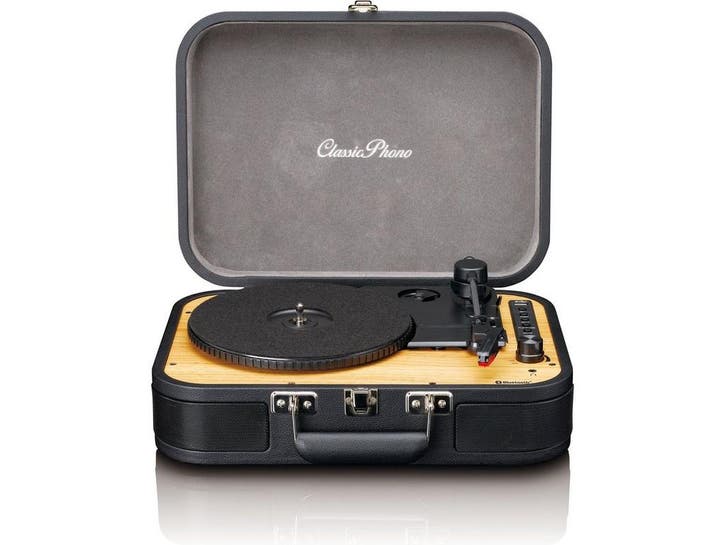 Classic Phono TT-116BK - Retro Platenspeler - Bluetooth -, Audio, Tv en Foto, Platenspelers, Zo goed als nieuw, Verzenden